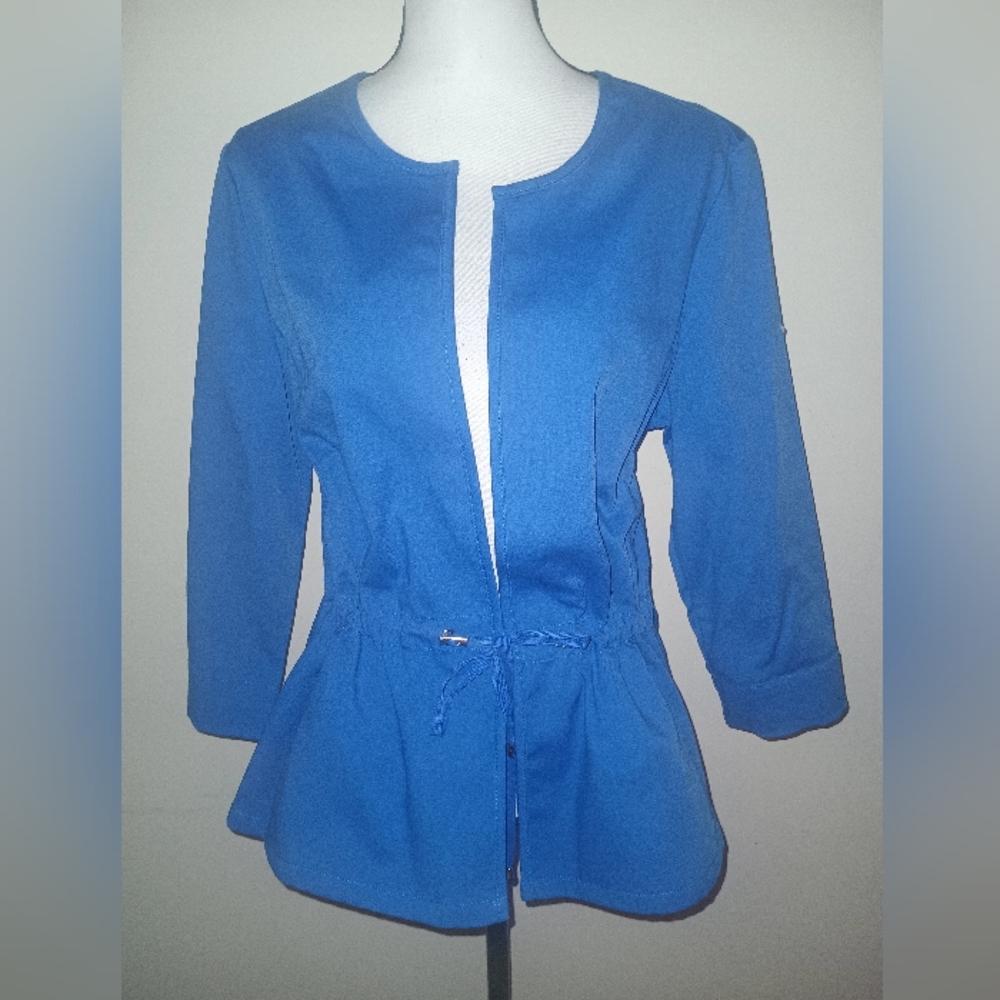 Rafaella Women's Royal Blue Blazer with Pockets SZ14